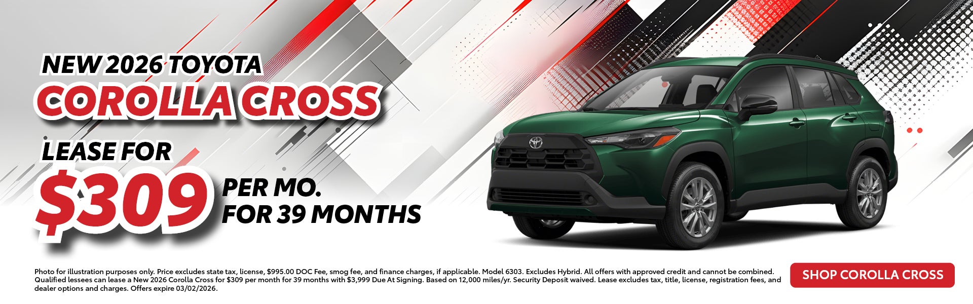 NEW 2026 TOYOTA COROLLA CROSS